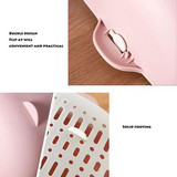 Double Plastic Vegetable Washing Basket