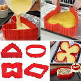 Free-Shaping Silicone Cake Mould 4PCS