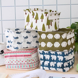 Desktop Fabric Storage Basket