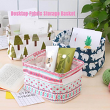 Desktop Fabric Storage Basket