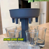 6 wine glass dispensers-wine glass blackjack