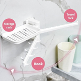 Creative Rotating Hook Storage Rack