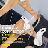 Multifunctional household hanger connector hooks