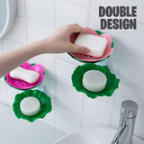 Lotus Shape Double-Layer Soap Holder