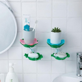 Lotus Shape Double-Layer Soap Holder