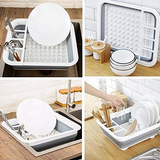 Kitchen Folding Drainage Dish Rack