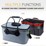 Foldable Waterproof Fishing Bucket - Live Fish Container