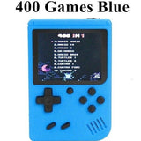 Gamer 400-in-1 handheld design with 3-inch color LCD supports two-player matchmaking TV connectivity