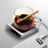 Smart USB Coffee Mug Warmer Tea Milk Cup Heater Pad Heating Coaster Office Home