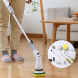 Multi-purpose electric cordless rechargeable cleaning brush