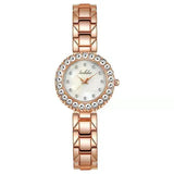 Lushika's new diamond-encrusted fashionable quartz watch five-piece set