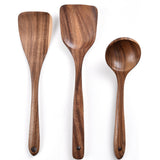 Teak tableware set