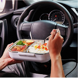 Electric Lunch Box Thermal Heating Car Lunch Box 2-in-1 for Home and Car Free Shipping