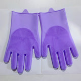 Silicone cleaning and high temperature resistant non-slip gloves  （5pairs）