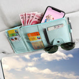 CAR SUN VISOR STORAGE BAG [PREMIUM LEATHER]