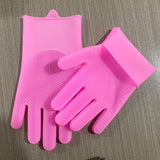 Silicone cleaning and high temperature resistant non-slip gloves  （5pairs）